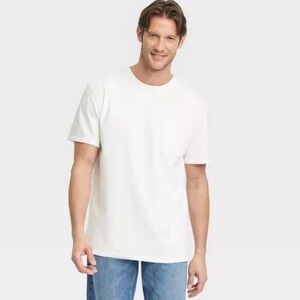 Goodfellow & Co™ Men's SMALL Vintage Short Sleeve Pocket T-Shirt Relaxed NEW